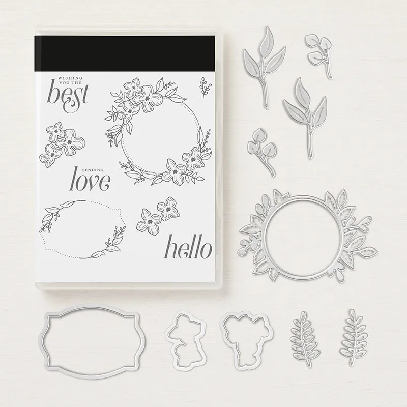 

Floral Frames Metal Cutting Dies and Stamps for DIY Scrapbooking Photo Album Decorative Embossing Paper Card Crafts Die 2020