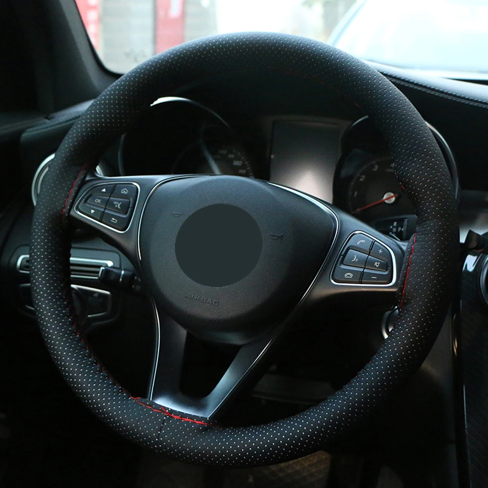 Case Braiding-Cover Steering-Wheel DIY Car