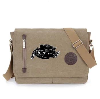

anime Black Panther shoulder bag student bookbag Messenger Bags Teens Crossbodybag Women Travel Shoulder Bags