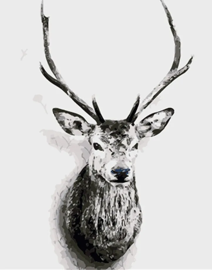 DIY Diamond embroidery Animal Deer Cross stitch Full drilling painting Picture Home Decoration Handmade Gift | Дом и сад