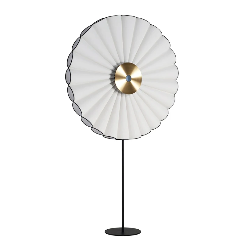 

Nordic Fabric Creative LED Floor Lights Postmodern Dining Living Room Art Floor Lamp Bedroom Hotel Home Deco Vertical Fixtures