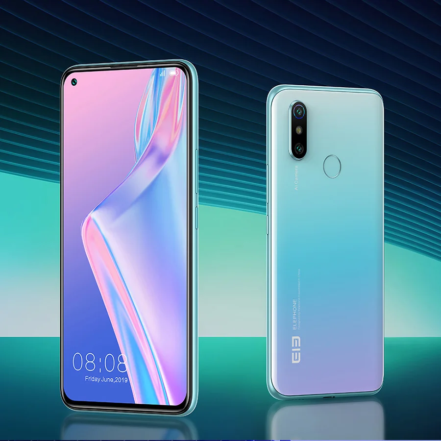 ElEPHONE Bluetooth U3H Android 10 6 53 &quotFHD + 6GB128GB 48MP Восьмиядерный камера 24MP Selfie Helio P70 3500mAh