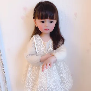 

2019 summer baby girl lace Fairy Princess Long Sleeve Dress dress girls christmas dress girls winter dress