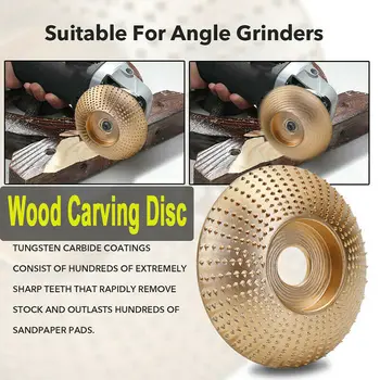 

Tungsten Carbide Wood Grinder Angle Grinding Wheel Discs Sanding Discs Metal Plastic Wood Abrasive Tool JDH99