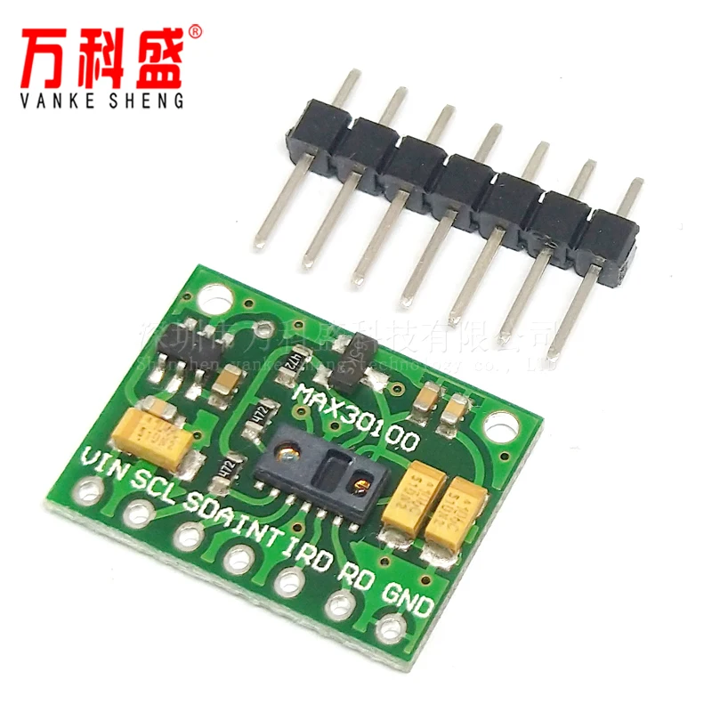 MAX30100 heart rate sensor blood oxygen pulse heart rate module blood oxygen sensor module|Replacement Parts & Accessories| - AliExpress