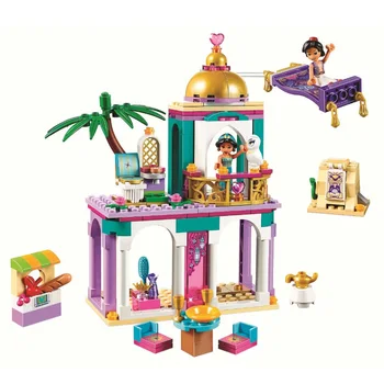 

2019 New Aladdin And Jasmine's Palace Adventures Disneyoph Friends 41161 Building Blocks Toys For Children Gifts