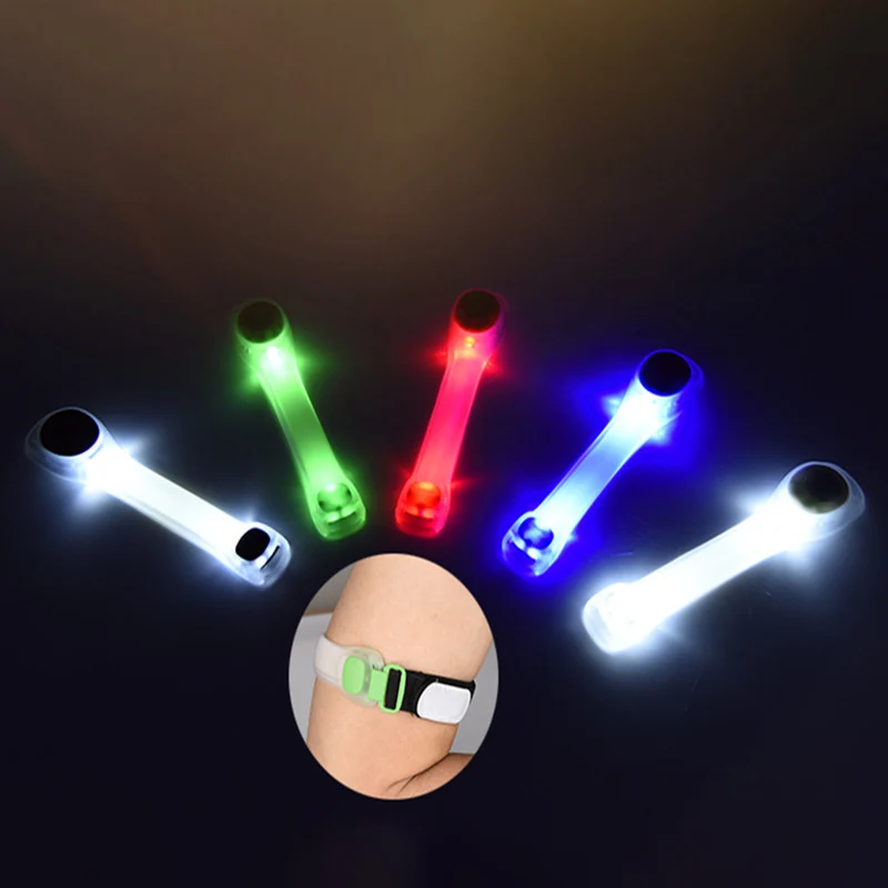 Details about   1PC LED Slap Armband Lights Glow Band For Safe Night Cycling Running U6W3 