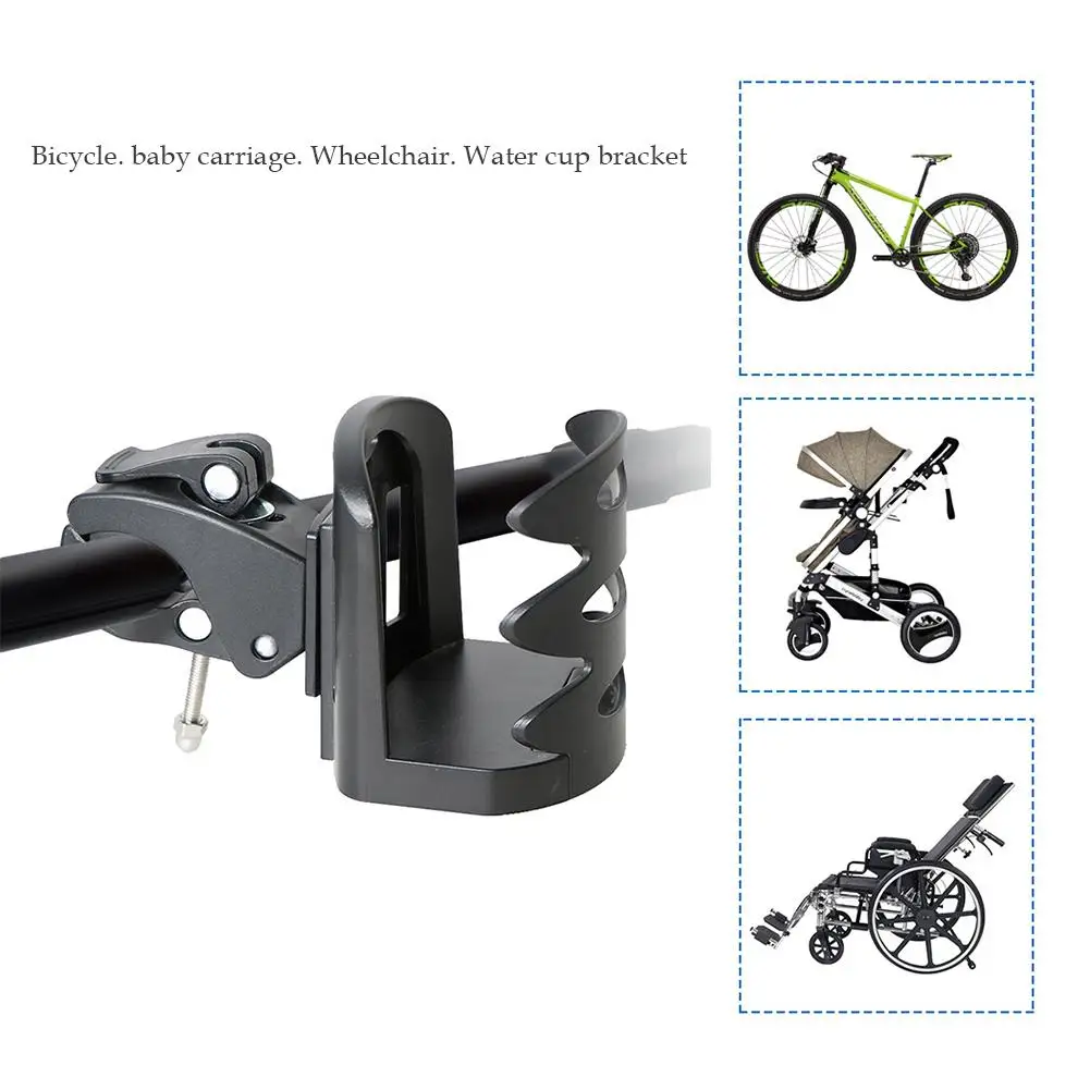 Adjustable Drinking Cup Holder Water Cup Support For Rollator Rolling Wheelchair Transport Chairs Stroller Water Bottle Holders baby stroller accessories do i need	