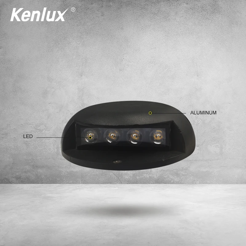 Kenlux AC85-265V светодиодный наземный светильник 2 Вт 3W 4 Вт светодиодный напольный ступенька дорога погребенная дорожка двор Точечный светильник Пейзаж Открытый светильник ing