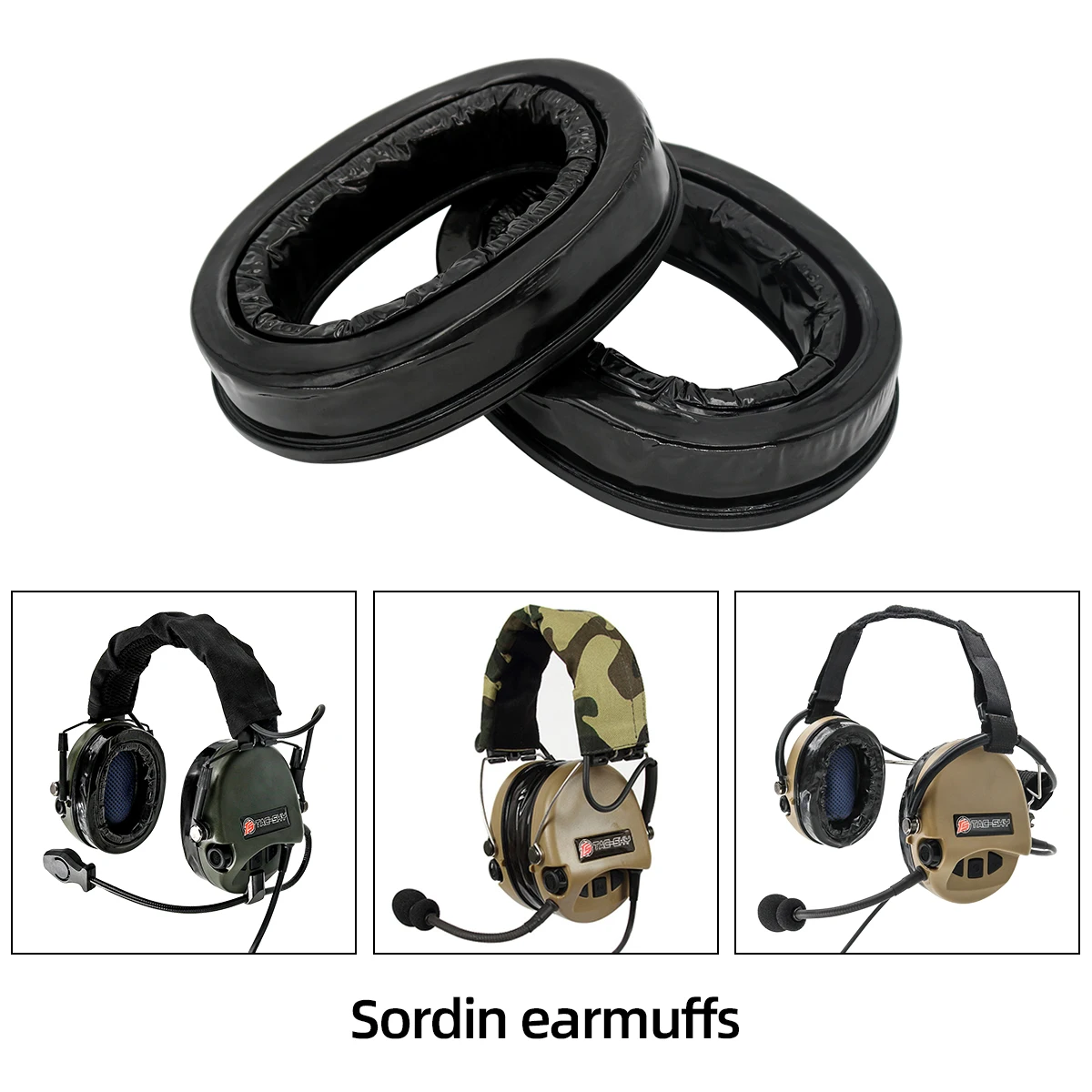 Silcone Gel Ear Cups for MSA Sordin Headsets Muffs Seal Hygiene Kit Replacement 