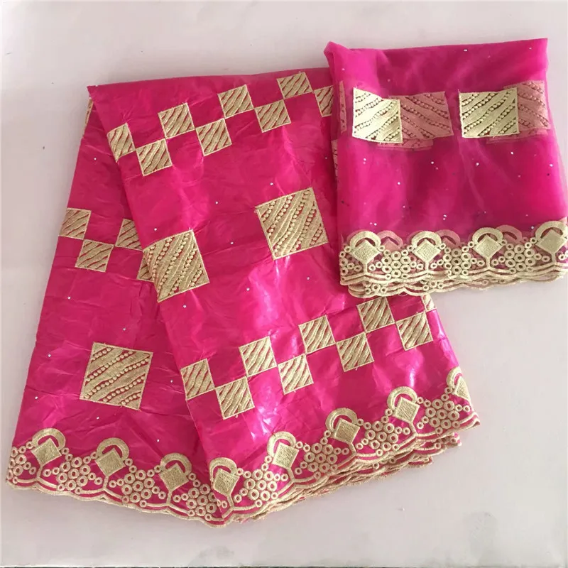 Новое поступление африканская Базен riche ткань с бисером шнур кружевная ткань морская парча ткань для свадьбы KY091405