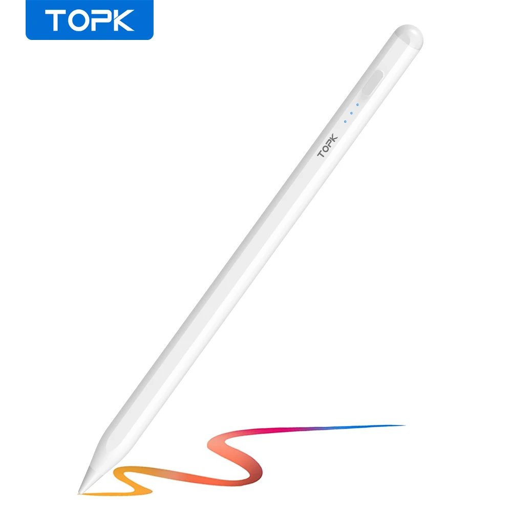 TOPK LP-10 Stylus Pen Touch Pencil For Apple iPad Air Mini 4th 5th 2020 Tablet IPad Pro 11 12 2021 | Компьютеры и офис