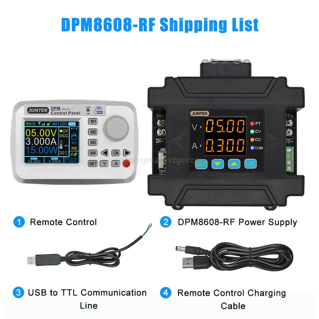 

DC-DC Step-down 0-60V 0-8A DPM8608 Programmable Remote Control Power Supply Communication Constant Voltage Current Au22 19