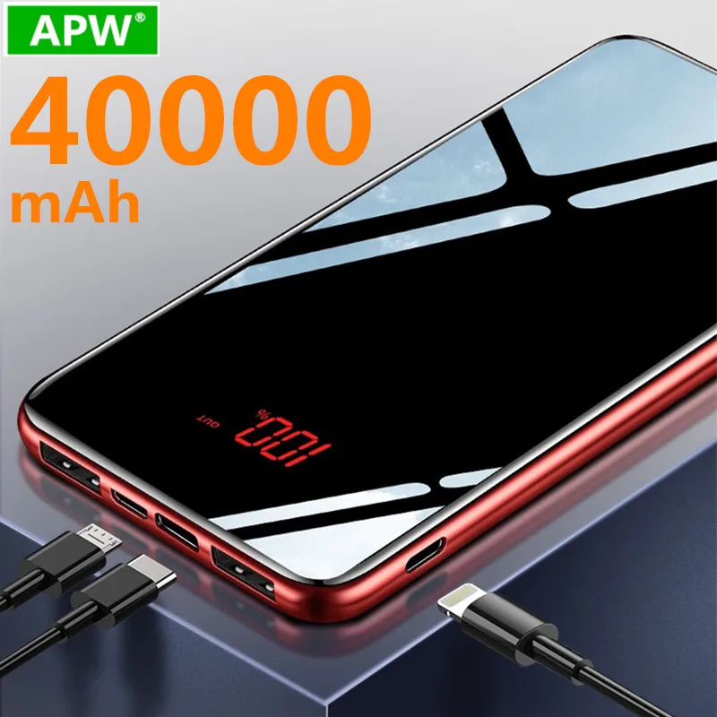 Портативный аккумулятор ALLPOWERS 40000 мА*ч USB Type-A Type-C Micro | Мобильные телефоны и