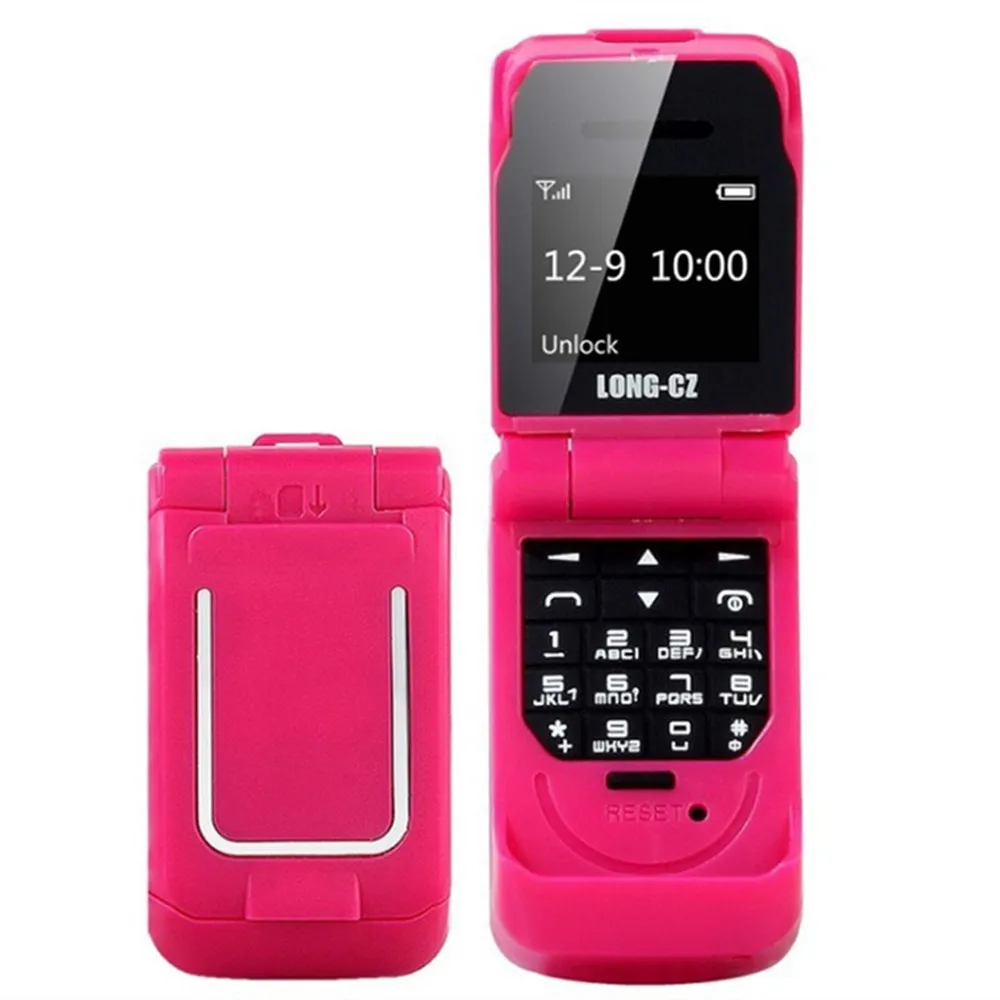 Best flip mobile phone kid FM radio smallest fcellphones bluetooth dialer headphones mini anti lost SOS small phones for kids