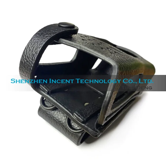 VOIONAIR Genuine Hard Leather Carrying Case For Two Way Radio GP338D GP338D+ XIRP8668