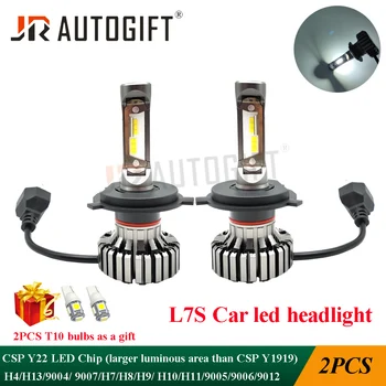 

1Set New arrival Car-styling Car LED Headlamp new chip L7S CSP Y22 LED Chip Hi-Lo Beam H4 H7 HB3 HB4 LED Headlight Fog light