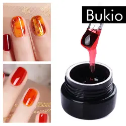 Bukio новые ногти Jellies стеклянные конфеты лак для ногтей стекловолокно твердое желе быстрое строительство ногтей расширение десен кристалл