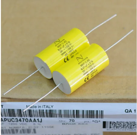 2 шт Бесплатная доставка оригинальный итальянский AV MKP 1200V 0 47 мкФ 474 470N