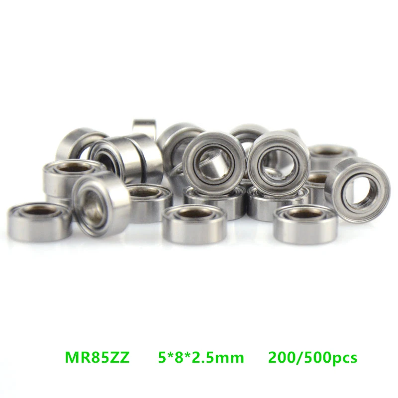 Бесплатная доставка 200/500 шт. MR85ZZ Миниатюрный подшипник MR85 2Z шариковый с глубоким