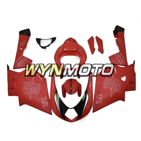 Полный комплект обтекателей для мотоцикла ABS пластик обтекатель для MV AGUSTA F4 750/1000 Год 2000-2009 Cowlings матовый красный панели