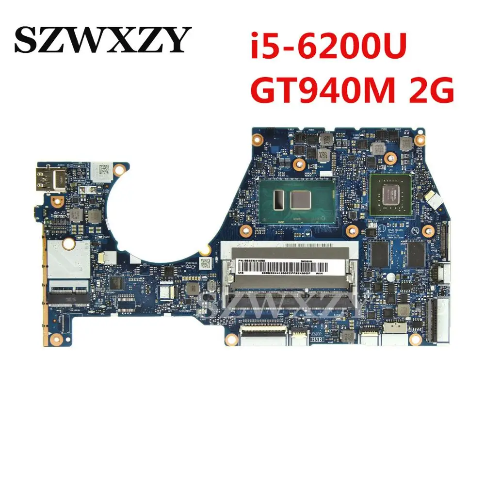 High Quality For Lenovo Yoga 700-14ISK Laptop Motherboard with SR2EY i5-6200U DDR3 GT940M 2G 5B20K41650 BYG43 NM-A601 | Компьютеры и