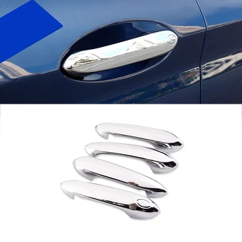 

Lsrtw2017 for Bmw X3 G01 abs Car Door Handle Cover Trims Interior Accessories Mouldings 2018 2019 2020 2021 chrome auto