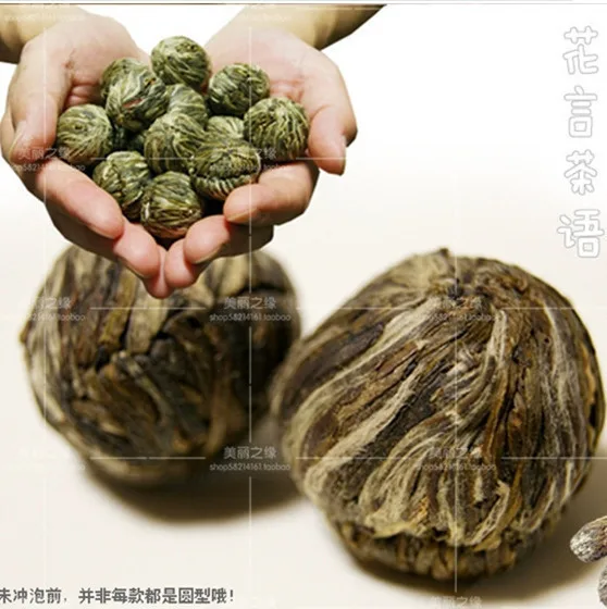 16 штук 16 видов Китайский цветочный чай зеленый чай шар Художественный Цветочный чай Китайский цветочный чай зеленый органический
