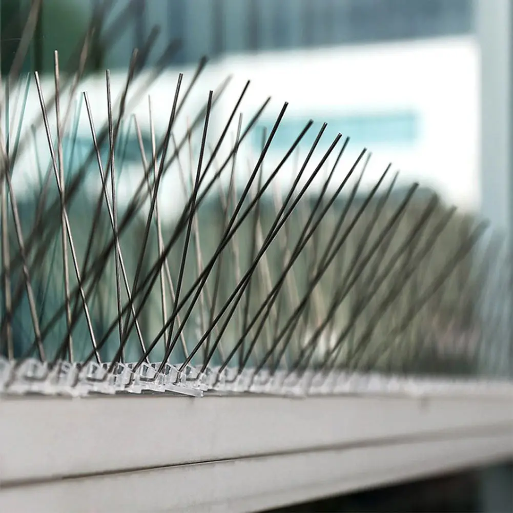 

5 Pcs Stainless Steel Protection Against Bird Spines Portable Durable for Fence Barn Airport Against Starlings Spines 66CY