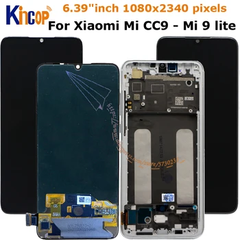 

6.39'' For Xiaomi Mi CC9 LCD Mi CC9mt Meitu Edition Display Touch Screen Digitizer Assembly For Mi 9 lite M1904F3BG lcd