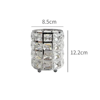 B Vogue Cosmetic Tool Storage Jar Dressing Table Eyebrow Pencil Comb Organizer Box Office Desktop Pen Holder Kitchen Tableware Jar - Цвет: B
