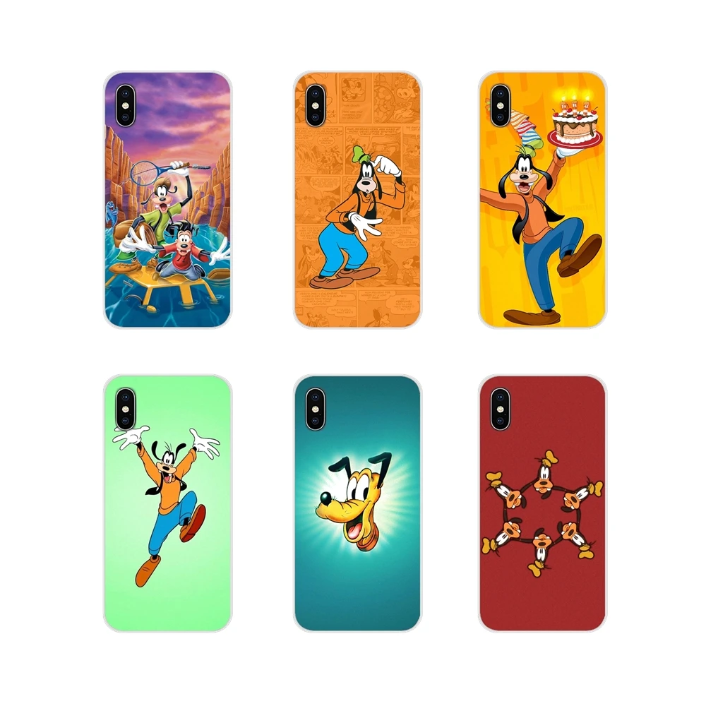 

For Apple iPhone X XR XS MAX 4 4S 5 5S 5C SE 6 6S 7 8 Plus ipod touch 5 6 Goofy Dog Pluto Accessories Phone Shell Covers