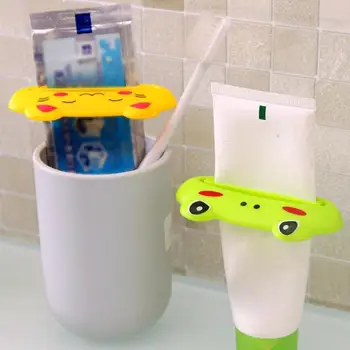 

1pcs Kids Children Toothpaste Dispenser Tools Animal Tooth Paste Tube Squeezer Toothpaste Rolling Holder Home Bathroom Supplies