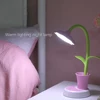 USB Chargeable LED Table Lamp 2 In 1  Sun Flower LED Desk Lamp with Pen Holder Children Reading Learning Eye Protect Night Light ► Photo 2/5