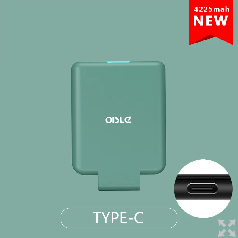 OISLE 4500mAh/ Type-C Battery Charger Case External USB-C Power Bank Mini Charging Case For Samsung S8 S9 Plus Note 8 / Nexus 6P power bank Power Bank