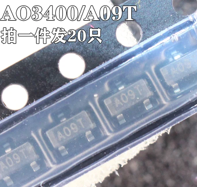 Mxy 50 шт./лот AO3400 SOT23 AO3400A SOT-23 A09T SOT Новый МОП полевой транзистор | Электронные