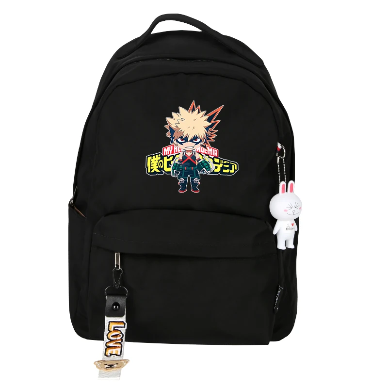 Рюкзак My Hero Academy COS, каваи, школьные сумки, аниме, маленький рюкзак женский, повседневные дорожные сумки на плечо, сумка для ноутбука, Mochila