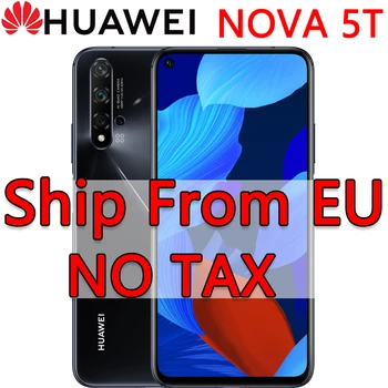 

EU Version HUAWEI Nova 5T Kirin980 Octa Core Smartphone 48MP Cameras 32MP Front Camera Cellphone 6.26'' 6G/8G128G Android 9