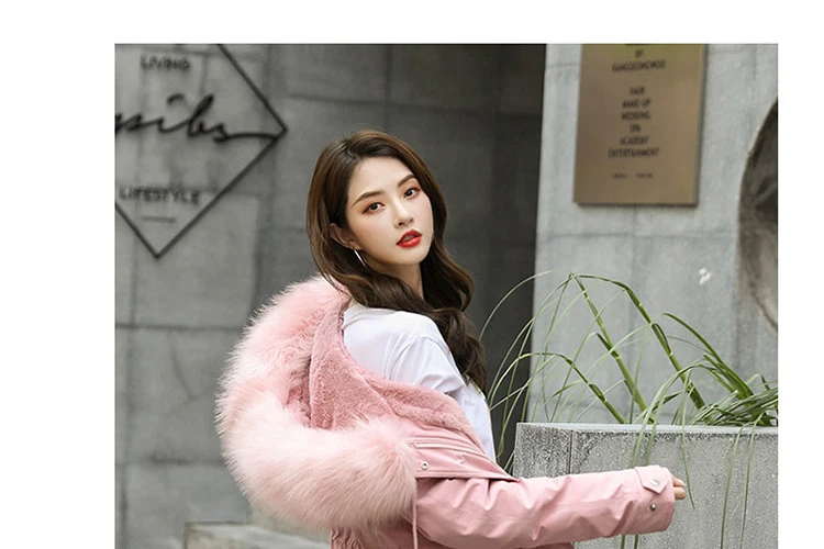 New Arrival Fashion Women Winter Jacket Fur Lining Warm Thicken Ladies Winter Long Coat Parkas Womens Jackets