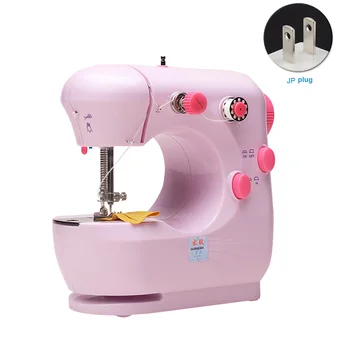 

Pedal Handheld Electric Sewing Machine Double Threads Non Slip Mini Portable Household Speed Adjustment Tailor DIY Craft Desktop