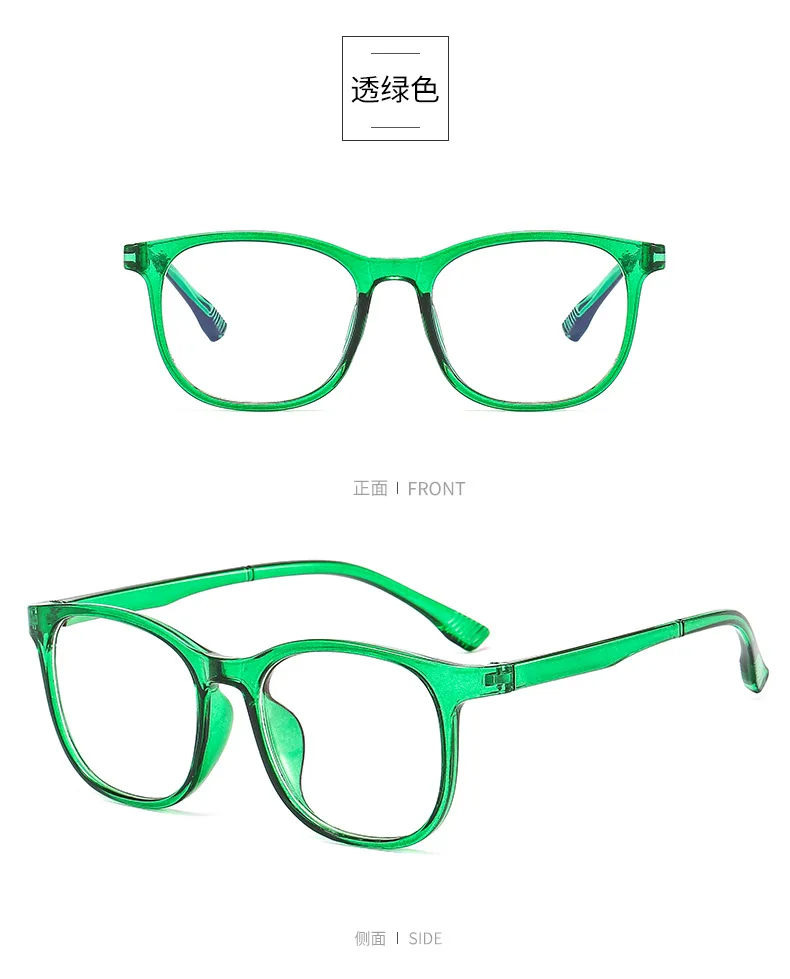 Transparente Runde Computer Brille Rahmen Frauen Männer Anti Blau Licht Rund Brillen Blockieren Optische Spektakel Brillen – Detail 11