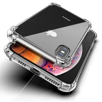 

Ultra-thin Soft TPU Clear Crystal Case for IPhone 11 PRO XR XS MAX 6 6S 7 8 Plus Transparent Shockproof Airbag Bumper Cover