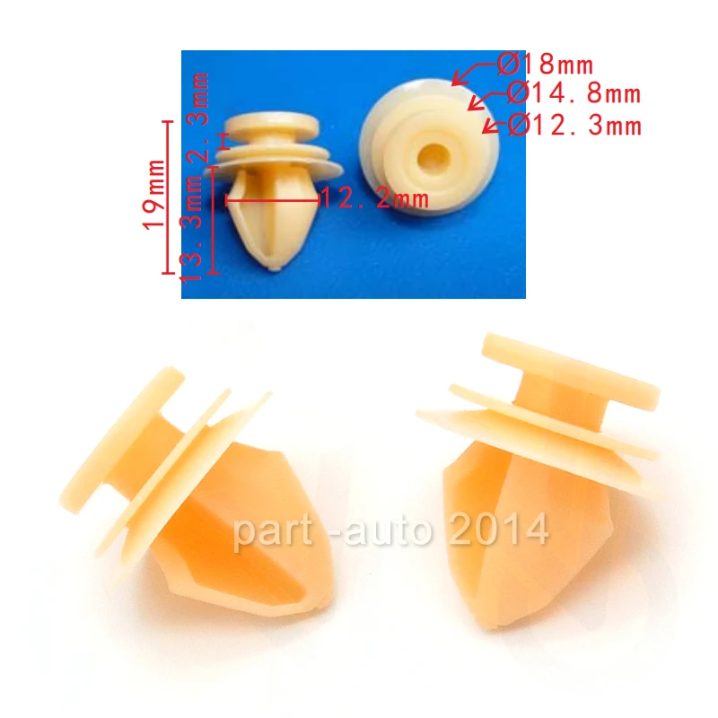 

50x /100x / 500x OEM Front Wheel Arch Flare & Trim Moulding Clips for Renault Captur 8200700969 6001549265 699156