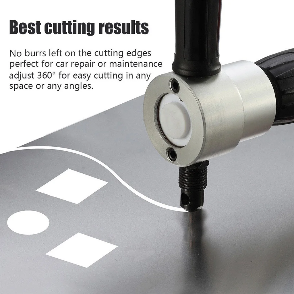 

Art Trimmer Sheet Metal Cutting Nibble Metal Cutting Double Head Nibbler Blade Saw Cutter Tool Accessory Metal Cutting Machine