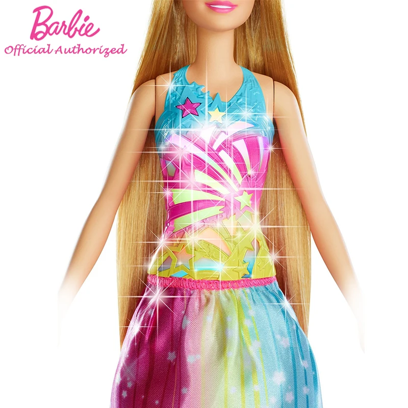 Оригинальная кукла русалки Барби Радужное свечение кукла девушки игрушки для детей подарок на день рождения Boneca