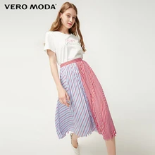 Vero Moda Женская Полосатая юбка средней длины | 319116558