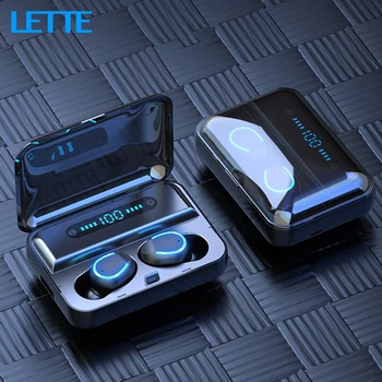 

F9-5 TWS Bluetooth 5.0 Earphones IPX7 Waterproof Power Display 2000mAh Power Box Wireless Earbuds