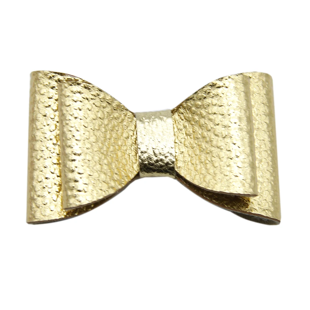 David Accessories кожаные туфли с бантом платье-пачка ручной работы, материалы Женские аксессуары для волос для девочек младенцев украшения своими руками, 5Yc2606 - Цвет: 67x40mm