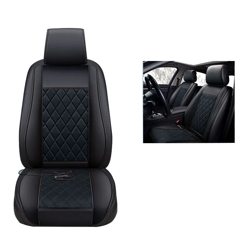 Автомобильный нагревательный автокресло крышка для Mazda Cx3 Cx-3 Cx5 Cx-5 Cx7 Cx-7 2 3 Bk Bl 323 5 6 Gg Gh Gj 626 Atenza Familia Premacy - Название цвета: Black