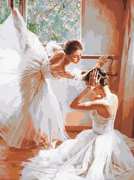 

Diamond painting ballerina girl rhinestone cross stitch kit diamond embroidery portrait picture mosaic handmade art